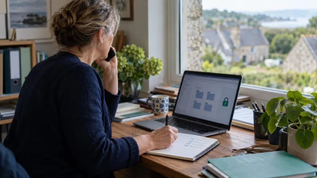 Fuite de données : une dirigeante de PME interroge son prestataire sur la protection de ses fichiers.